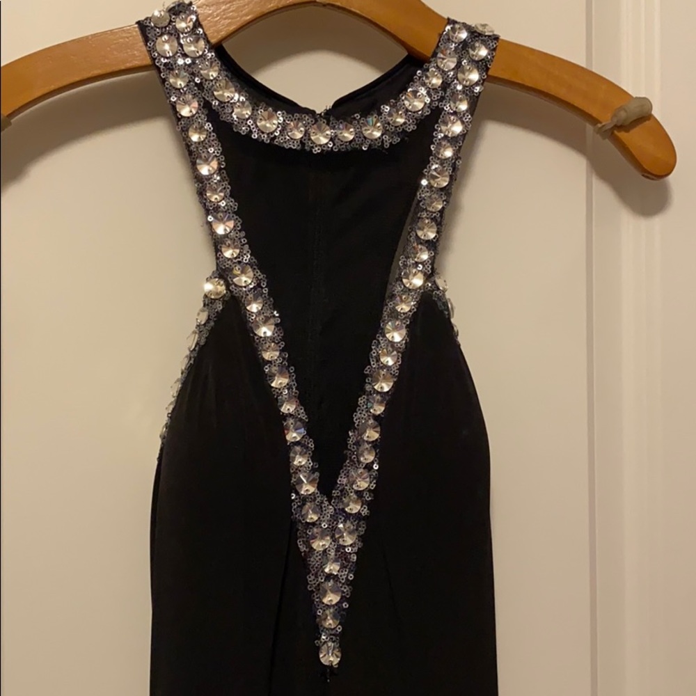 Johnathan Kayne floor length formal dress.